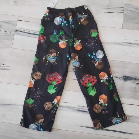 NWT Boys Minecraft Pajamas size 6 - Picture 4 of 5